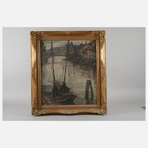 Gerhard Graf, Abenddämmerung im Stadthafen