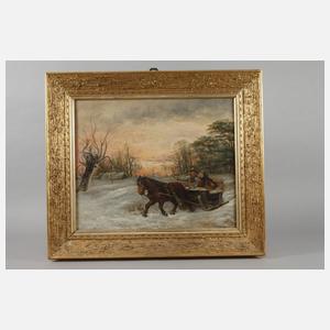 Hadermann, Schlittenfahrt