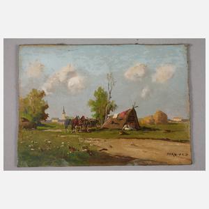 Joseph Harencz, Paar ländliche Szenen