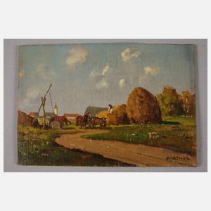 Joseph Harencz, Paar ländliche Szenen