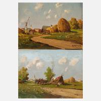 Joseph Harencz, Paar ländliche Szenen111