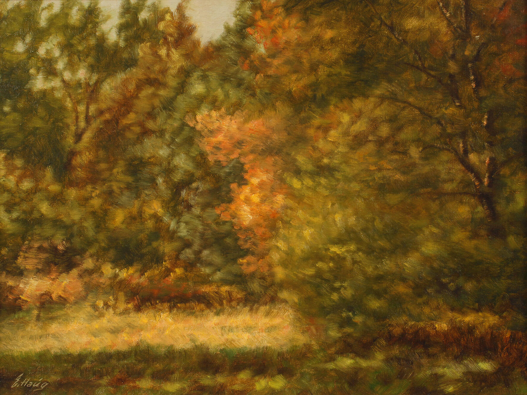 Erwin Haug, "Motiv aus dem Taunus"