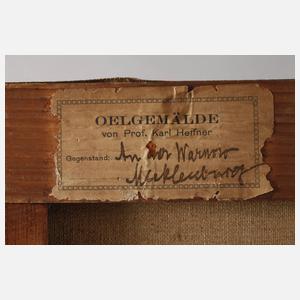 Prof. Karl Heffner, "An der Warnow"