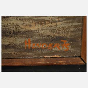 Hender, Frauenakt im Stroh