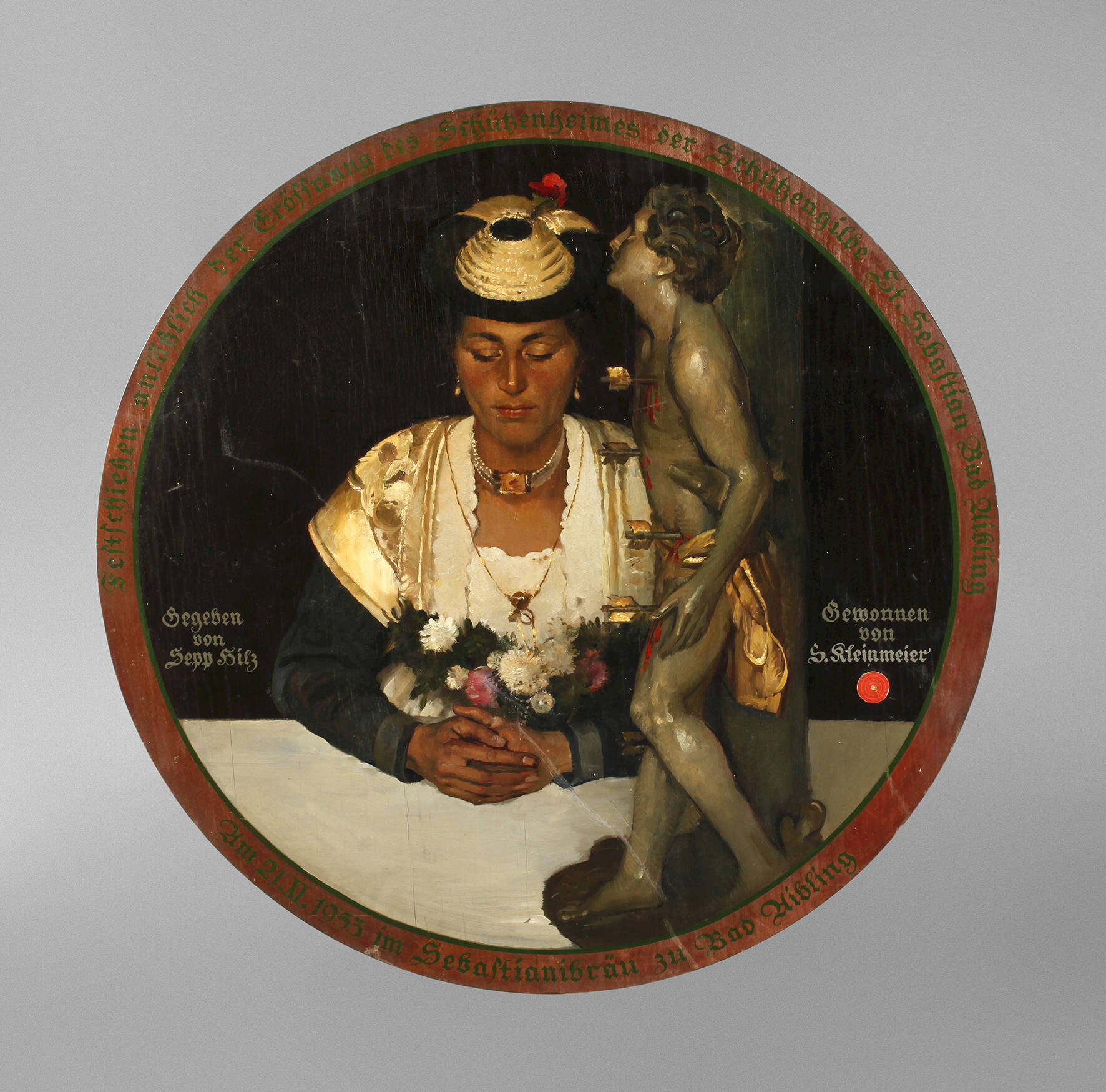 Prof. Sepp Hilz, Schützenscheibe