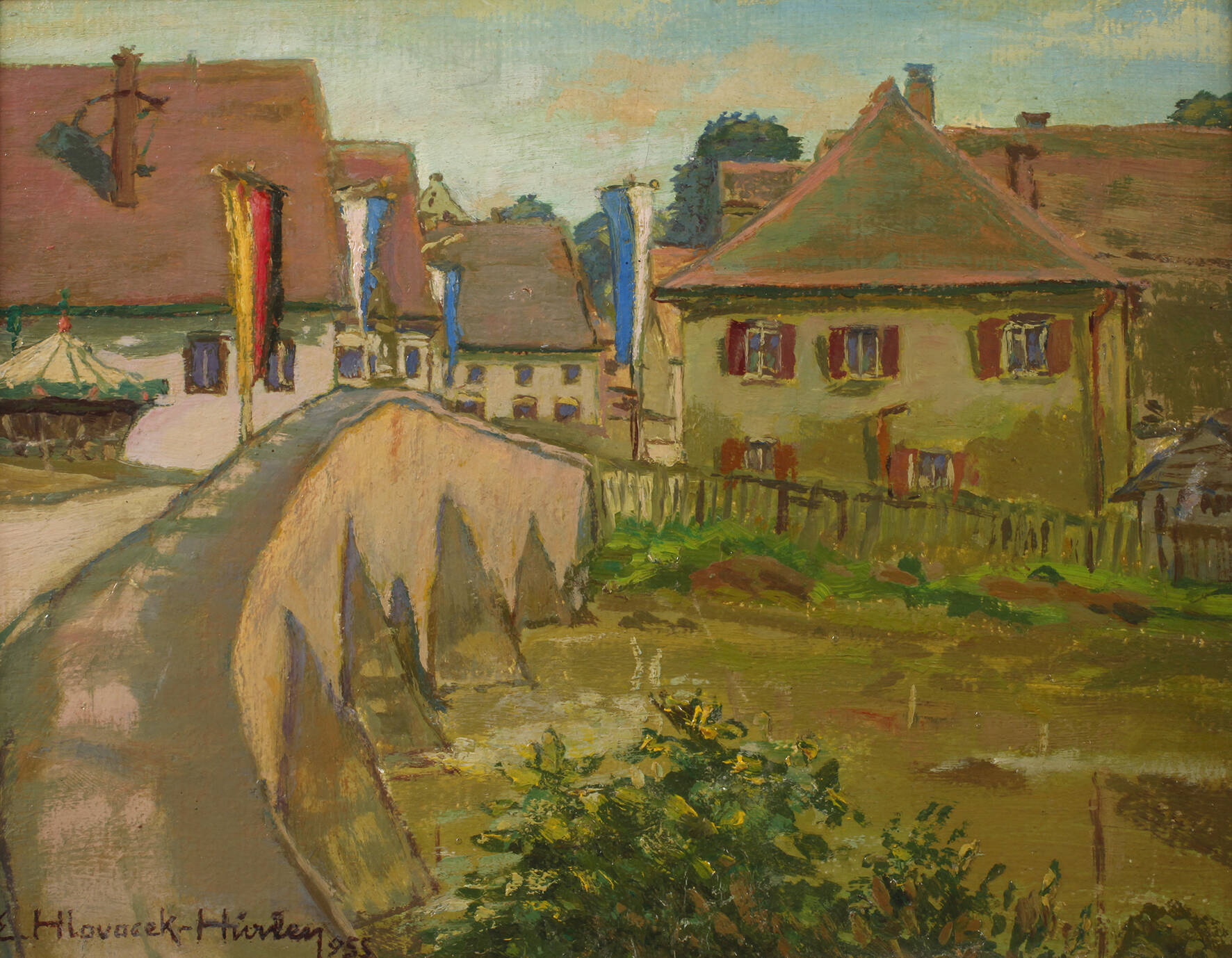 Erich Hlavacek-Hurden, Die Nepomukbrücke