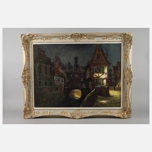 Willy Jäger, Malerwinkel in Marktbreit