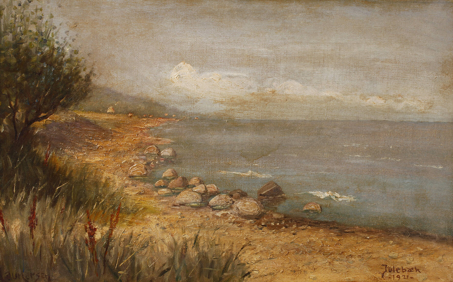 Laurits Larsen, An der Küste