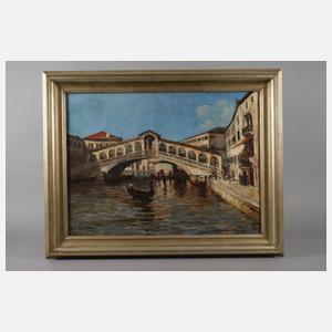 W. Karbin, Rialtobrücke in Venedig