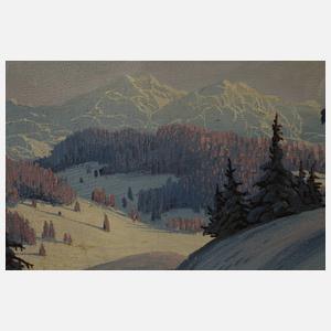 Klein, Winterlandschaft