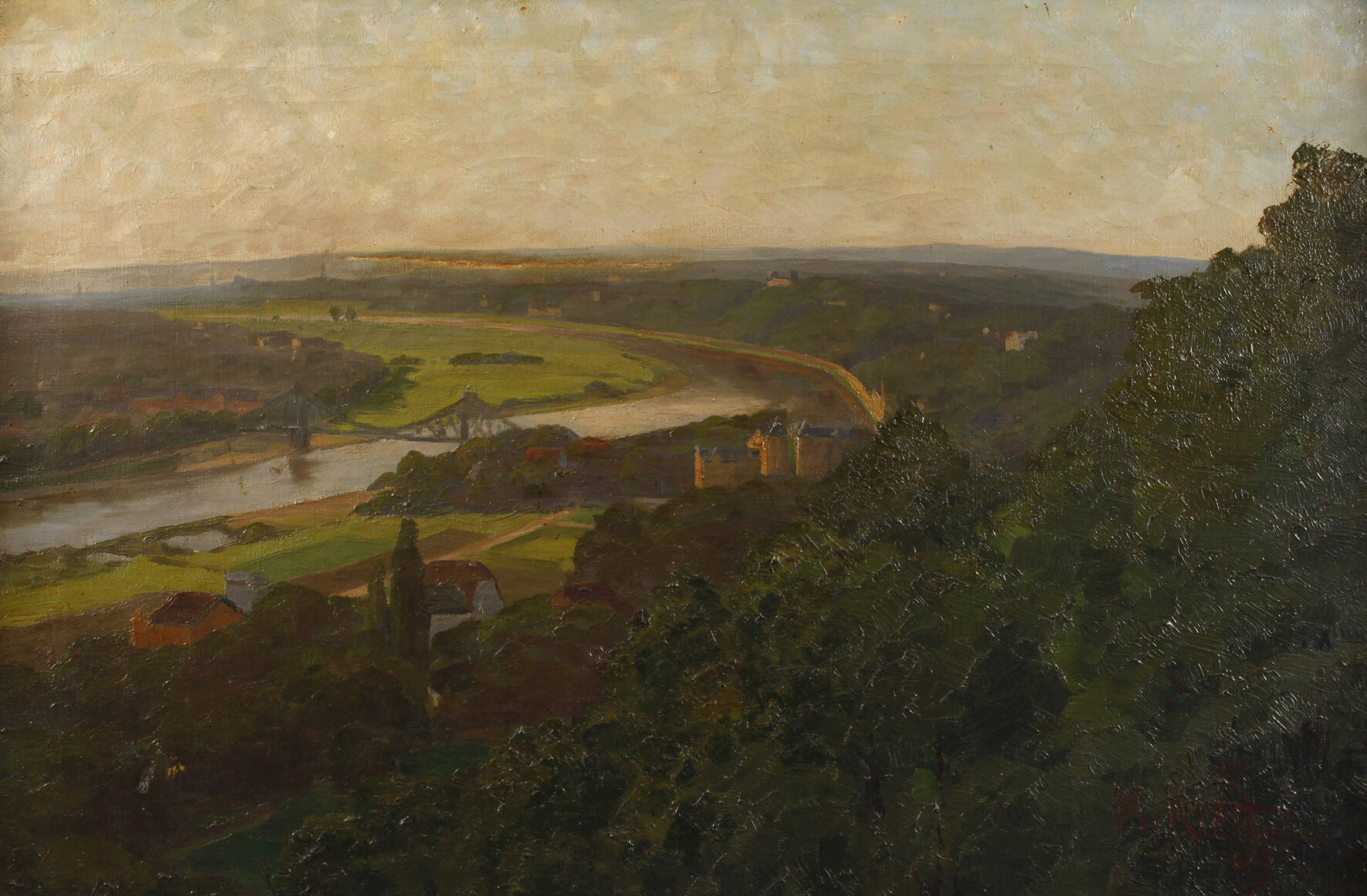 M. Klette, Weites Flusstal