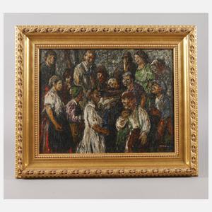 Karoly Kotasz, Gesellschaft am Brunnen