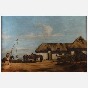 Jan Kotowski, Ungarische Dorflandschaft