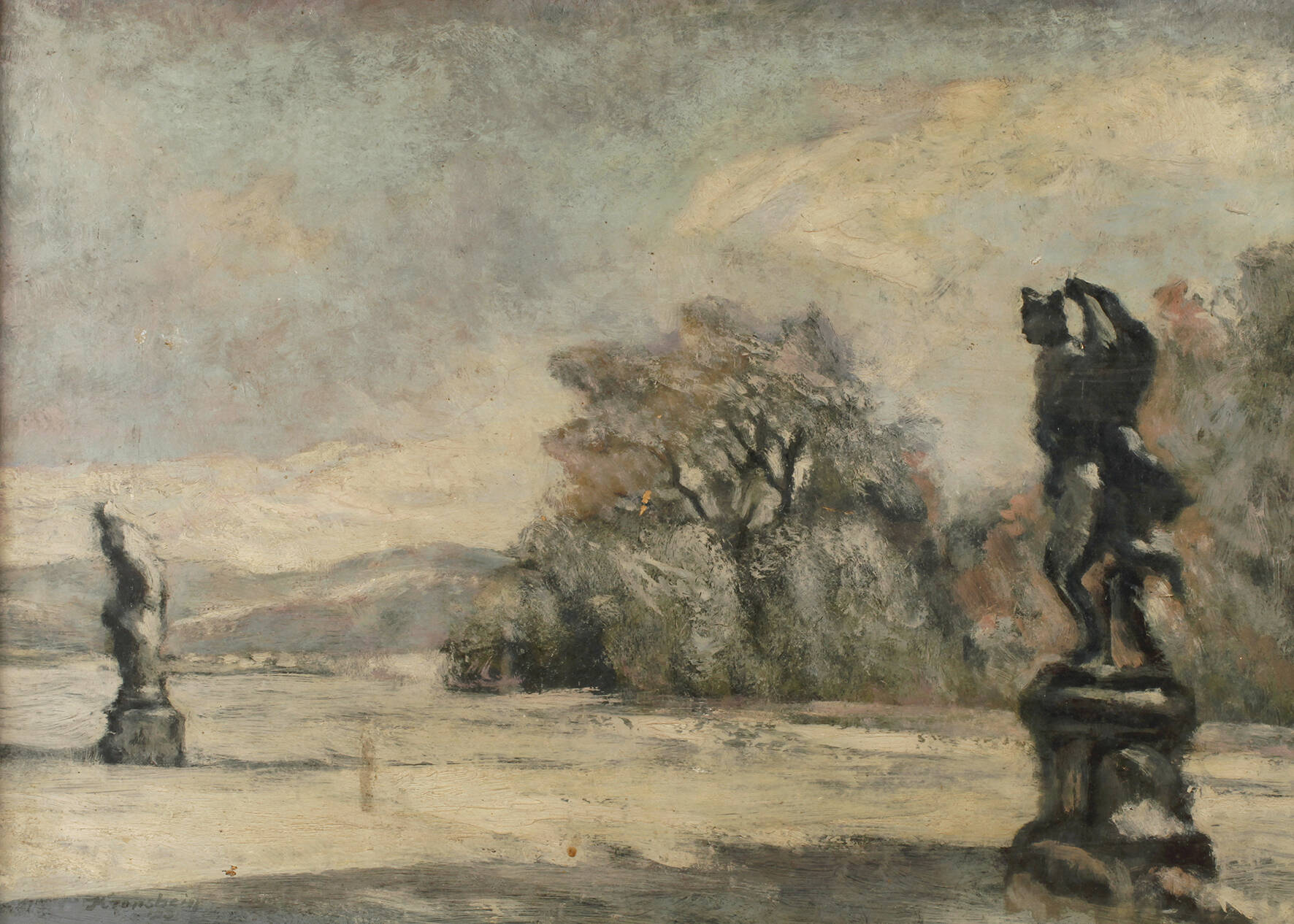 Wolfgang Kronsbein, Winterlicher Barockpark