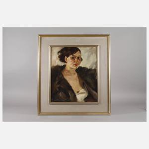 Rudolf Lengrüsser, Mädchen im Pelzmantel