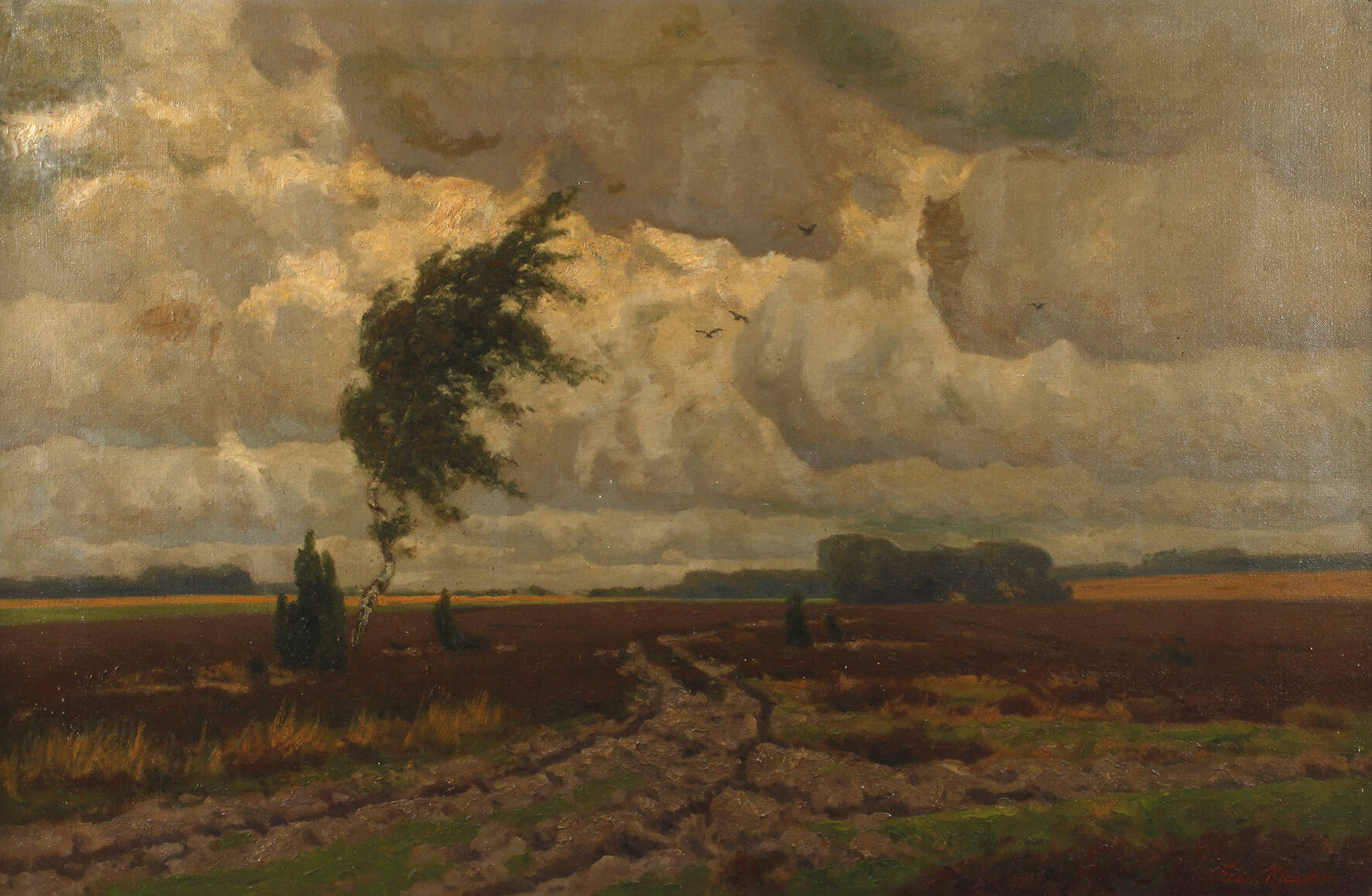 Franz Maecker, "Heidelandschaft"