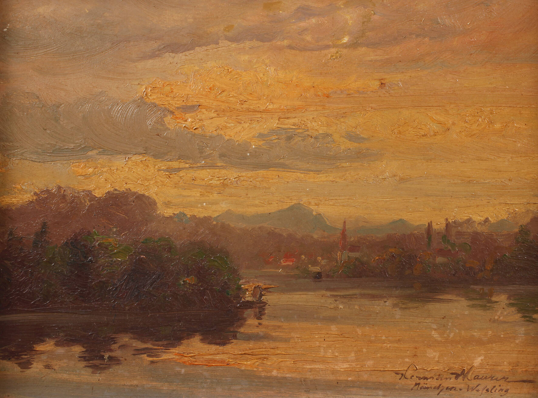 Hermann Maurer, Abend am See