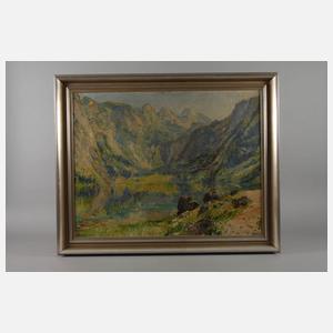 Karl Mergell, Am Bergsee