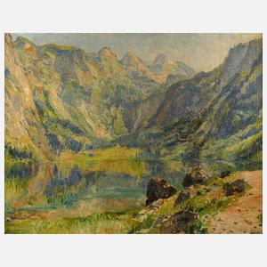 Karl Mergell, Am Bergsee