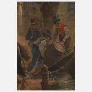 Fritz Neumann, Zollkontrolle im Hafen