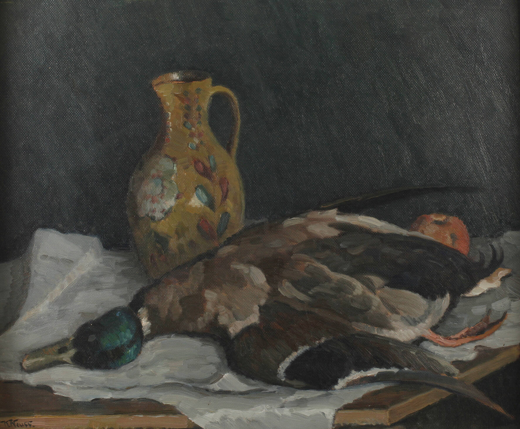 Karl Neuss, Küchenstillleben mit Entenerpel