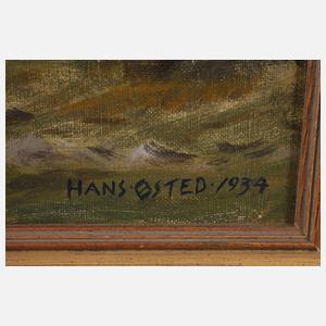 Hans Østed, Auf dem Bauernhof