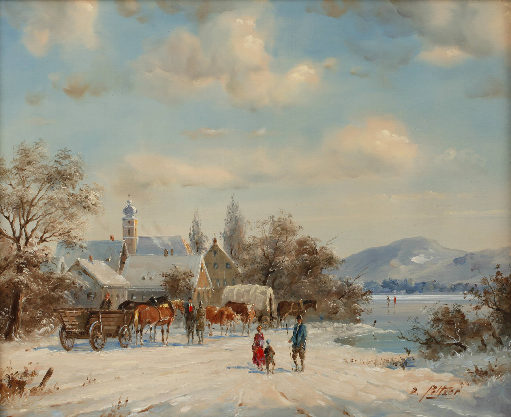 D. Peltzer, An einem Wintertag