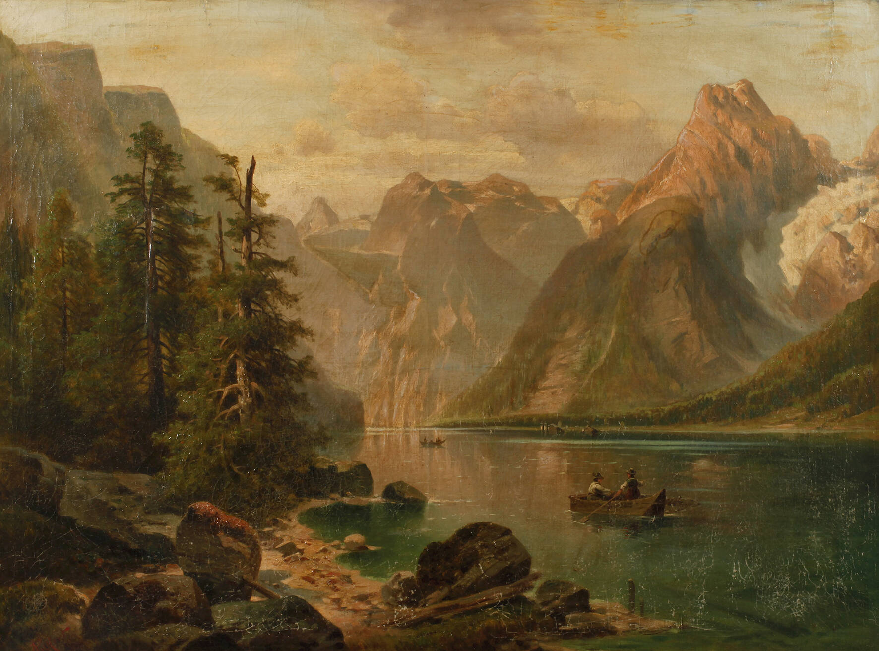 Anton Pickert, "Der Watzmann am Königssee"