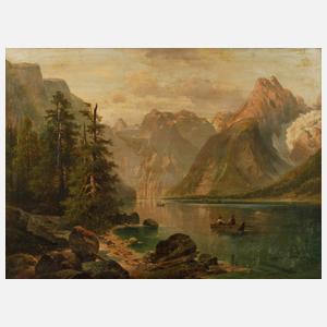 Anton Pickert, "Der Watzmann am Königssee"