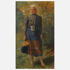 Martin Ränike, Beerensammlerin im Wald