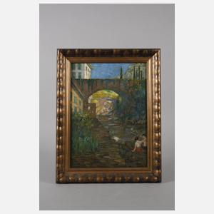 Atti F. Renz, An der Brücke