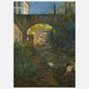 Atti F. Renz, An der Brücke