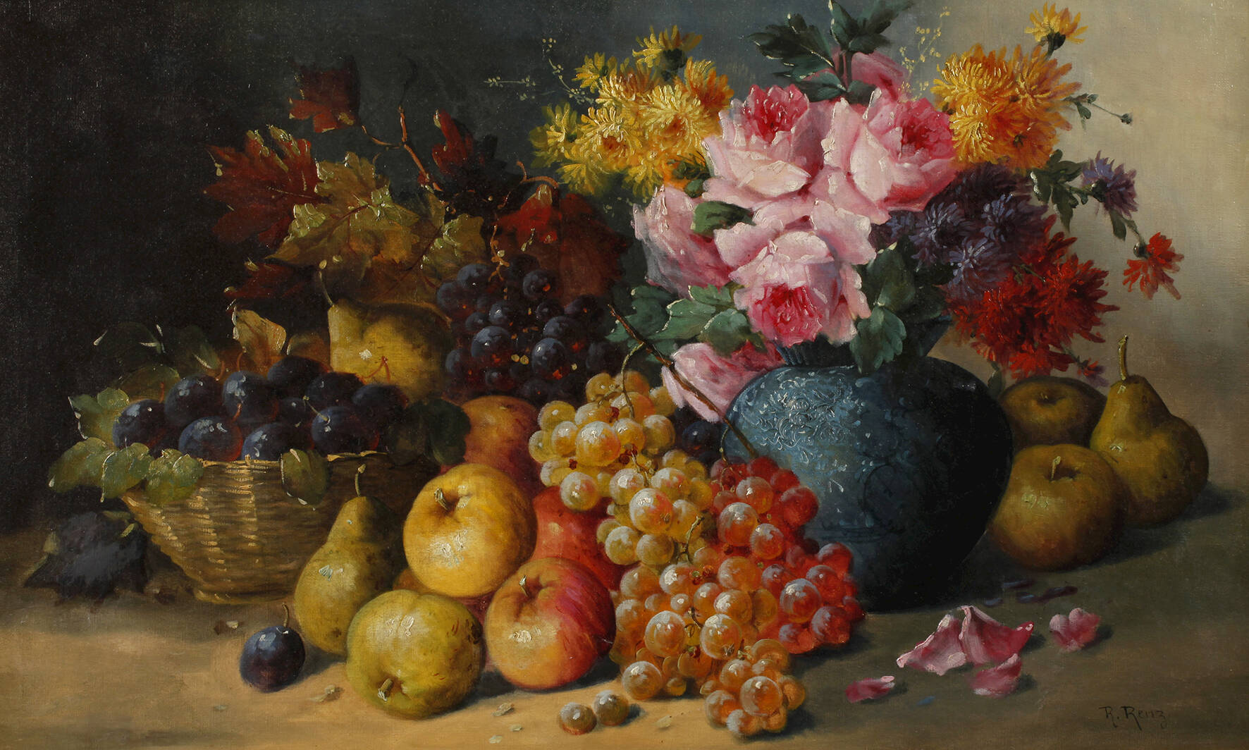 R. Renz, Früchtestillleben