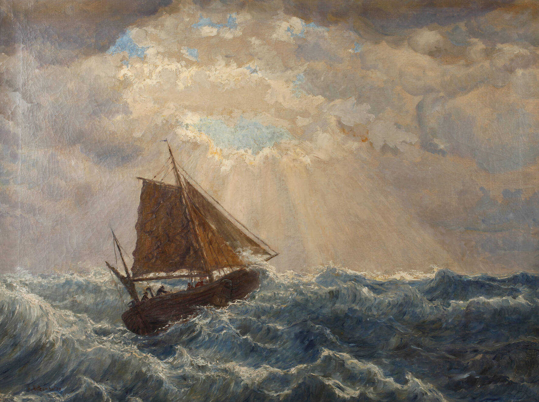 Hubert Ritzenhofen, Auf bewegter See