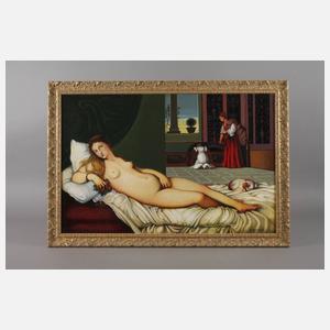 E. Rommer, Ruhende Venus nach Tizian