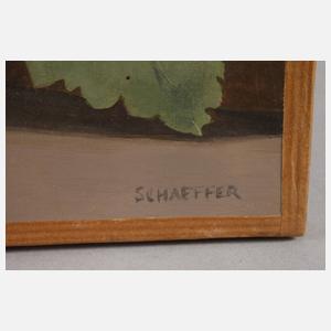 Schaeffer, Stillleben mit Wein