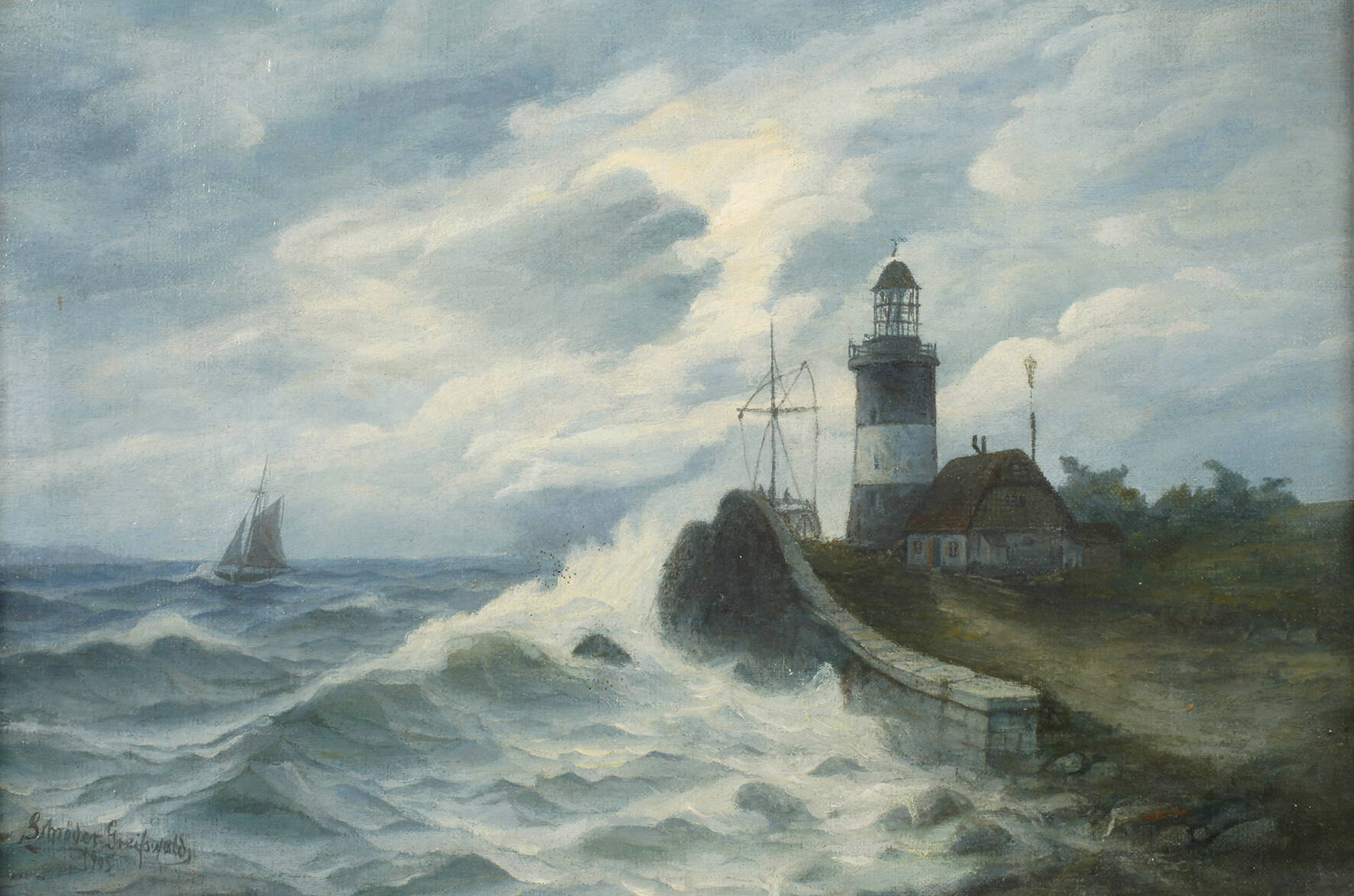 Max Schröder-Greifswald, An der Küste