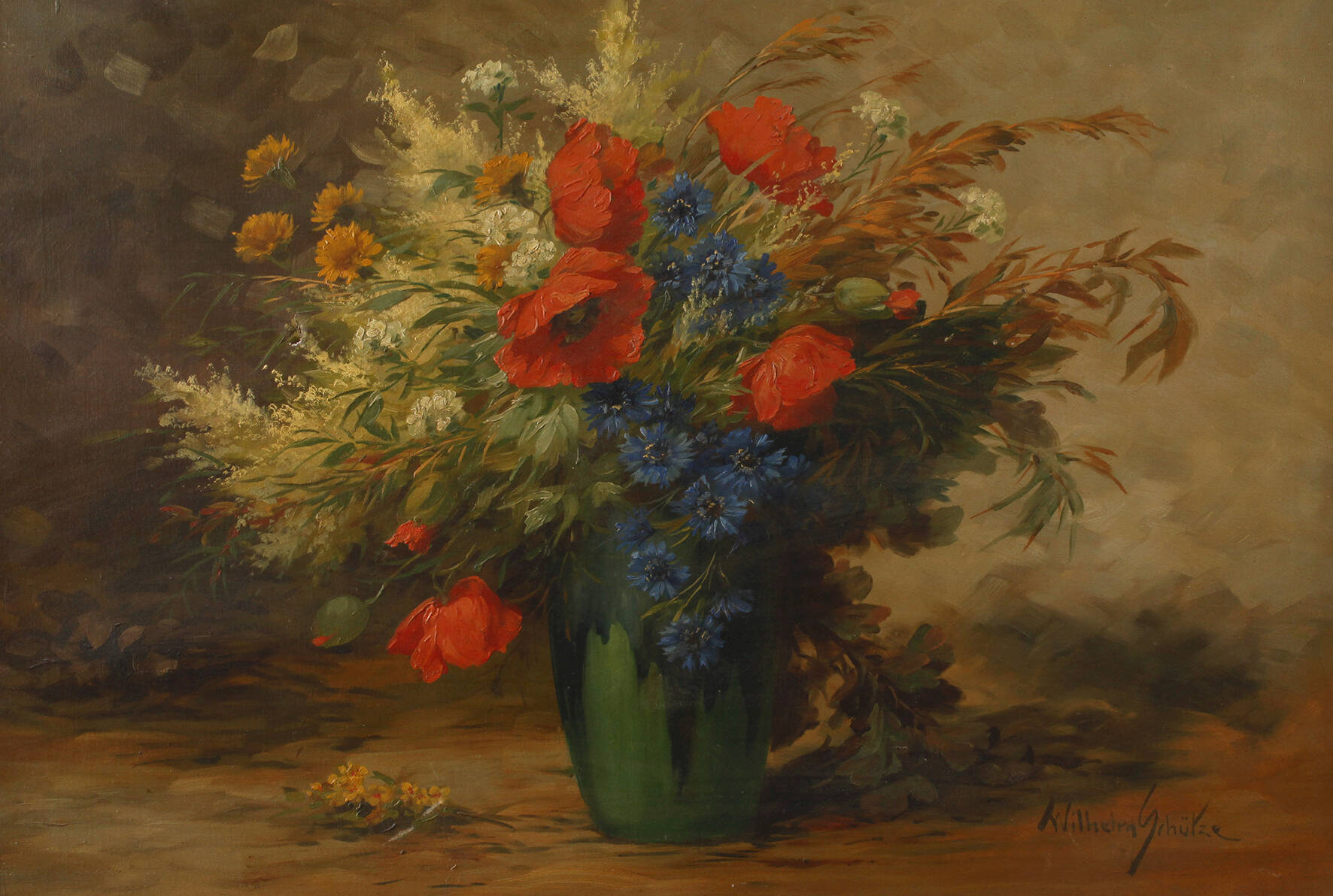 Wilhelm Schütze, Blumenstillleben