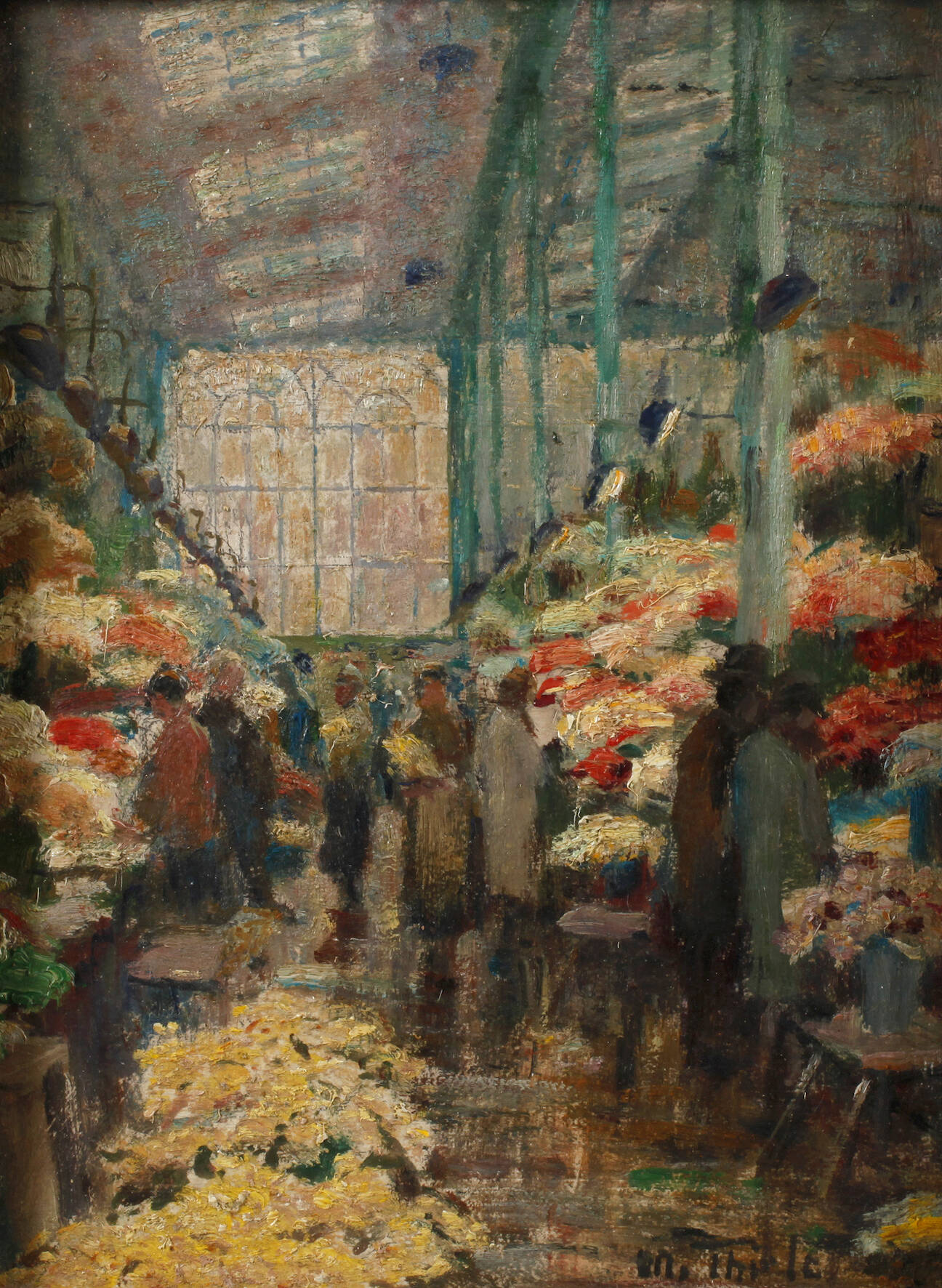 M. Thiele, Auf dem Blumenmarkt
