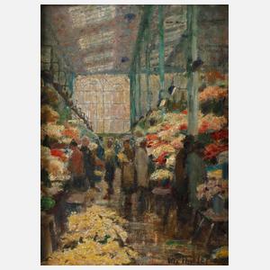 M. Thiele, Auf dem Blumenmarkt