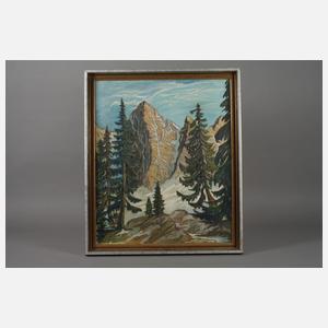 Maximilian Wach-Douane, Gebirgslandschaft