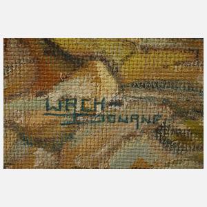 Maximilian Wach-Douane, See in Gebirgslandschaft