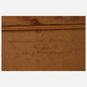 Maximilian Wach-Douane, See in Gebirgslandschaft