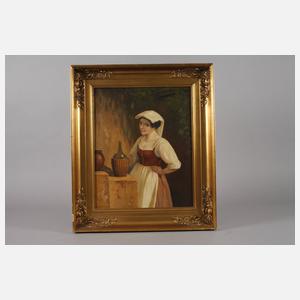 Niels Walseth, Mädchen mit Weinflasche