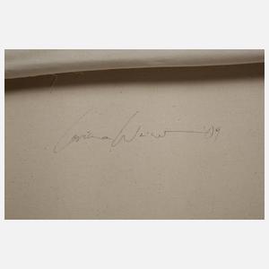 Corinna Weiner, Selbstbildnis als Akt mit Fotoapparat