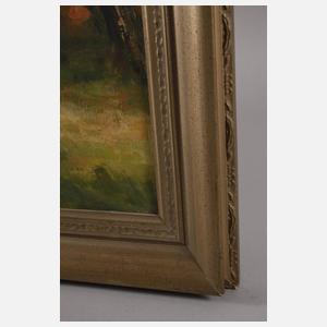 Hugo Wolff-Maage, "Müggelsee mit Booten"