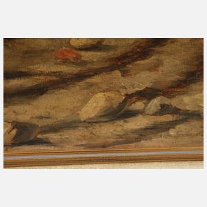 Sich anschleichender Fuchs