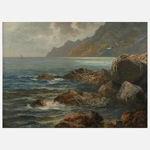 Felsige Meeresküste