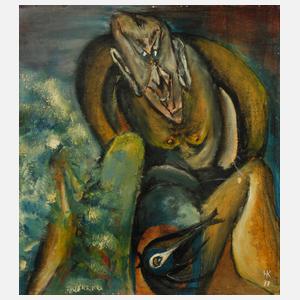 Abstrahiertes Herrenportrait