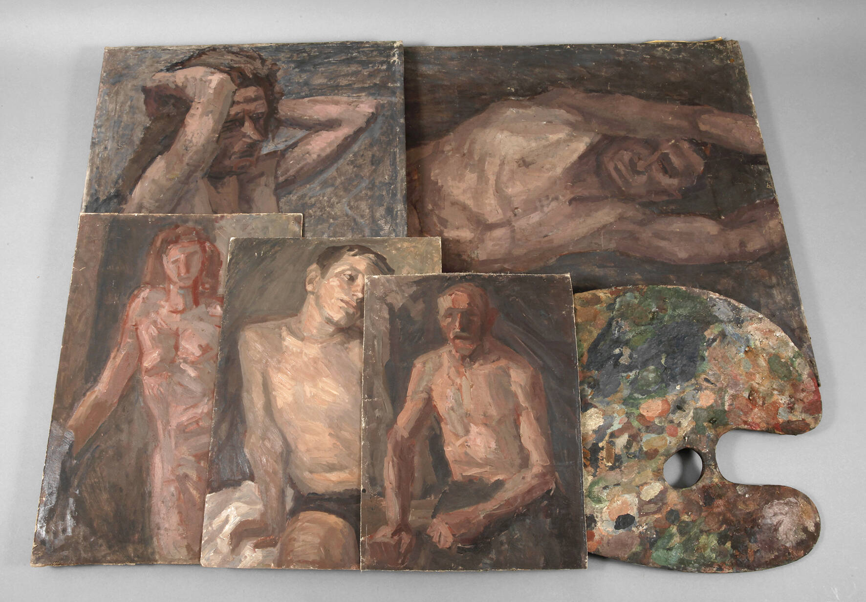 Gottfried Gerstl, Konvolut Ölgemälde